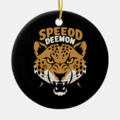Geschwindigkeitseffekt Keramik Ornament (Vorne)