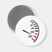 Geschwindigkeitsfahrzeug Magnet (Vorderseite/Rückseite)