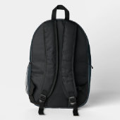 Geschwindigkeitsjäger (dunkler Modus) | Bedruckter Rucksack (Rückseite)