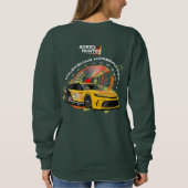 Geschwindigkeitsjäger (dunkler Modus) | Damen Sweatshirt (Rückseite)