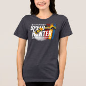 Geschwindigkeitsjäger (dunkler Modus) | Damen Tri-Blend Shirt (Vorderseite)