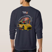 Geschwindigkeitsjäger (dunkler Modus) | Herren Sweatshirt (Rückseite)