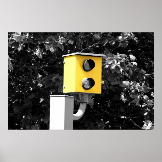 Geschwindigkeitskamera Poster (Vorne)