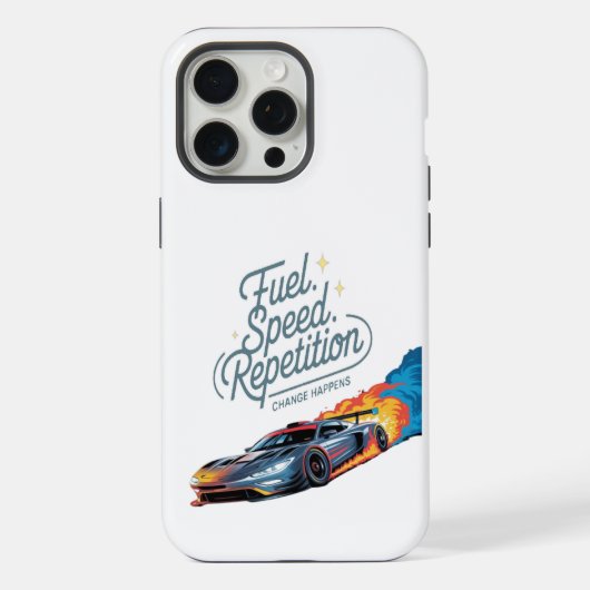 Geschwindigkeitskraft iPhone Hülle (Rückseite)