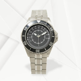 Geschwindigkeitsmesser für klassische Fahrzeuge Armbanduhr