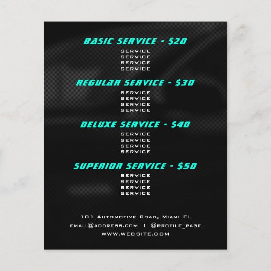 Geschwindigkeitsmesser für Logostile Flyer (Hinten)