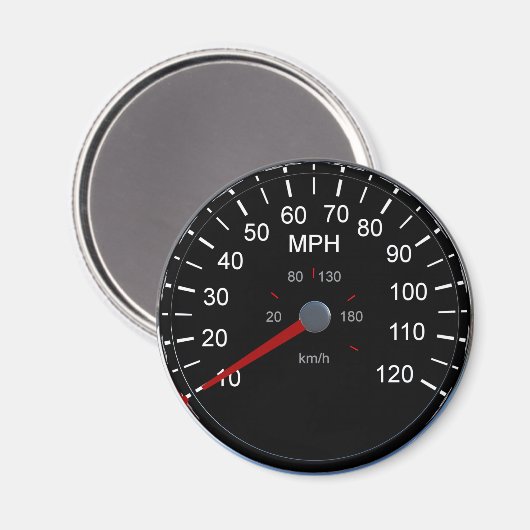 Geschwindigkeitsmesser Magnet (Vorderseite/Rückseite)