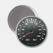 Geschwindigkeitsmesser Magnet (Vorderseite/Rückseite)
