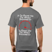 Geschwindigkeitsmesser T-Shirt (Rückseite)