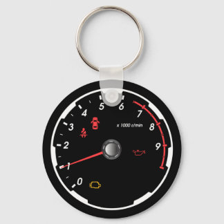 Geschwindigkeitsmesser - Tachometer Schlüsselanhänger