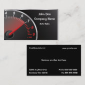 Geschwindigkeitsmesser-Visitenkarte Visitenkarte (Vorne/Hinten)
