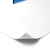 Geschwindigkeitsrenner Poster (Ecke)