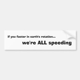 Geschwindigkeitssünder Autoaufkleber