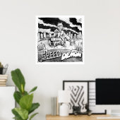 Geschwindigkeitstest 1 poster (Heimbüro)