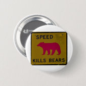 Geschwindigkeitstötungsbär Button (Vorne & Hinten)