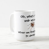 GESCHWINDIGTE LEITLINIEN KAFFEETASSE (Vorderseite Links)