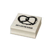 Geschwister Brutzel Knot - Fun Bäckerei / Heiratst Gummistempel (Stempel)