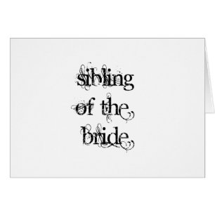 Geschwister der Braut