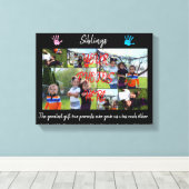 Geschwister Leinwanddruck (Insitu (Holzboden))