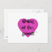 Geschwister Postkarte (Vorne/Hinten)