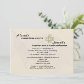 Geschwister-religiöse neutrale Einladung (Stehend Vorderseite)