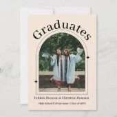 Geschwister Rose Gold 2023 Abschluss Ankündigung (Vorderseite)