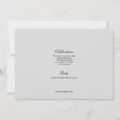 Geschwister Zwei-Foto-Abschluss-Ankündigung Einladung (Rückseite)