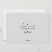 Geschwister Zwei-Foto-Abschluss-Ankündigung Einladung (Rückseite)