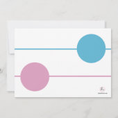 Geschwister Zwei Foto religiöse Einladung (Rückseite)