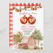 Geschwistern Bushel Spaß Geburtstag Apple Kind Geb Einladung (Vorne/Hinten)