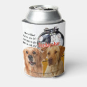 "Geschwisterrivalitäten" Dosenkühler (Kanne Rückseite)