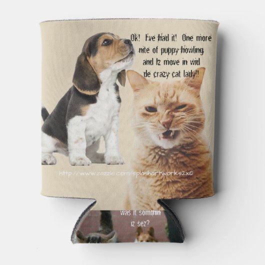 "Geschwisterrivalitäten" Dosenkühler (Vorderseite)