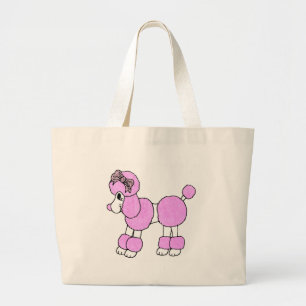 Geschwollene Pudel-Tasche Jumbo Stoffbeutel