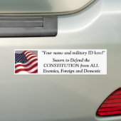Geschworen, um die KONSTITUTION von zu Autoaufkleber (Auf Auto)