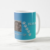Geschwungene Pfotenabdrücke-Tribut Kaffeetasse (VorderseiteRechts)
