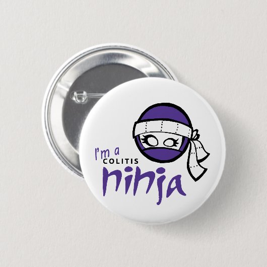 Geschwüre hervorrufende Kolitis-Button Button (Vorne & Hinten)