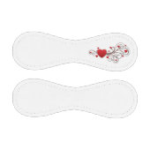 Gescrolltes Herz Baseball (Paneele)