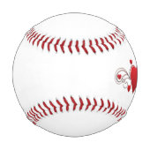 Gescrolltes Herz Baseball (Vorderseite)