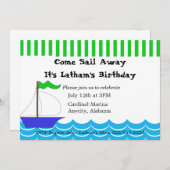 Gesegelte Einladung (Vorne/Hinten)