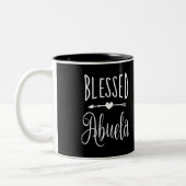 Gesegnet Abuela Zweifarbige Tasse (Links)