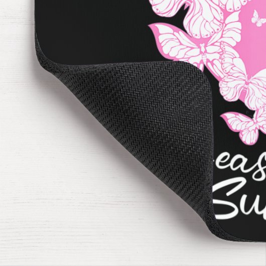 Gesegnet, als Brustkrebserkrankung bezeichnet zu w Mousepad (Ecke)