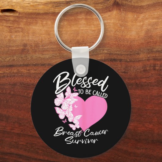 Gesegnet, als Brustkrebserkrankung bezeichnet zu w Schlüsselanhänger (Vorderseite)