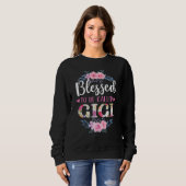 Gesegnet, als Gigi Muttertag genannt zu werden Sweatshirt (Vorne ganz)