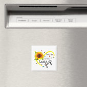 Gesegnet als Gigi Sonnenblumen Geschenke Magnet (In Situ (Geschirrspüler))