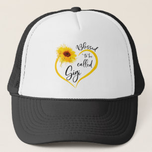 Gesegnet als Gigi Sonnenblumen Geschenke Truckerkappe
