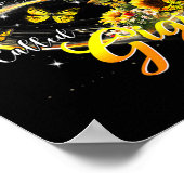 Gesegnet als Gigi Sunflower Lovers Mama Poster (Ecke)