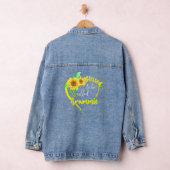 Gesegnet als Grammie Sonnenblume Grammie Mot Jeansjacke (Hangar)