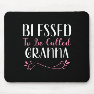 Gesegnet, als Granna Niedliches Cooles Oma genannt Mousepad