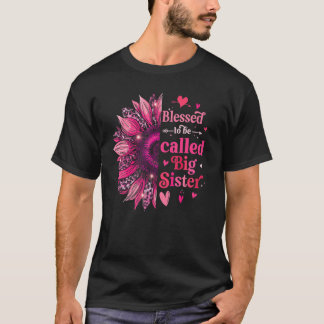Gesegnet, als große Schwester Frauen Sonnenblumen T-Shirt
