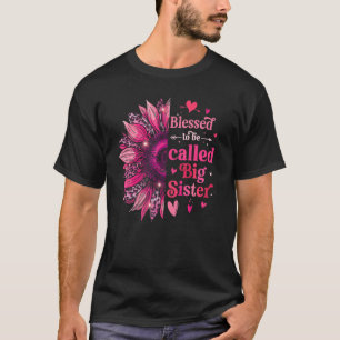 Gesegnet, als große Schwester Frauen Sonnenblumen T-Shirt